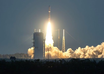 rocket lifting off