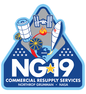 NASA Commercial Resupply Mission NG-19 patch NASA Commercial Resupply Mission NG-19 patch