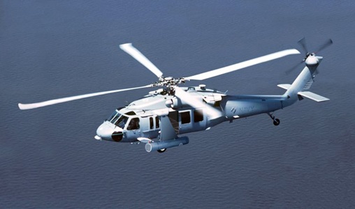 Northrop-Grumman-Awarded-Mine-Detection-Contract-for-the-Republic-of-Korea naval helicopter in flight
