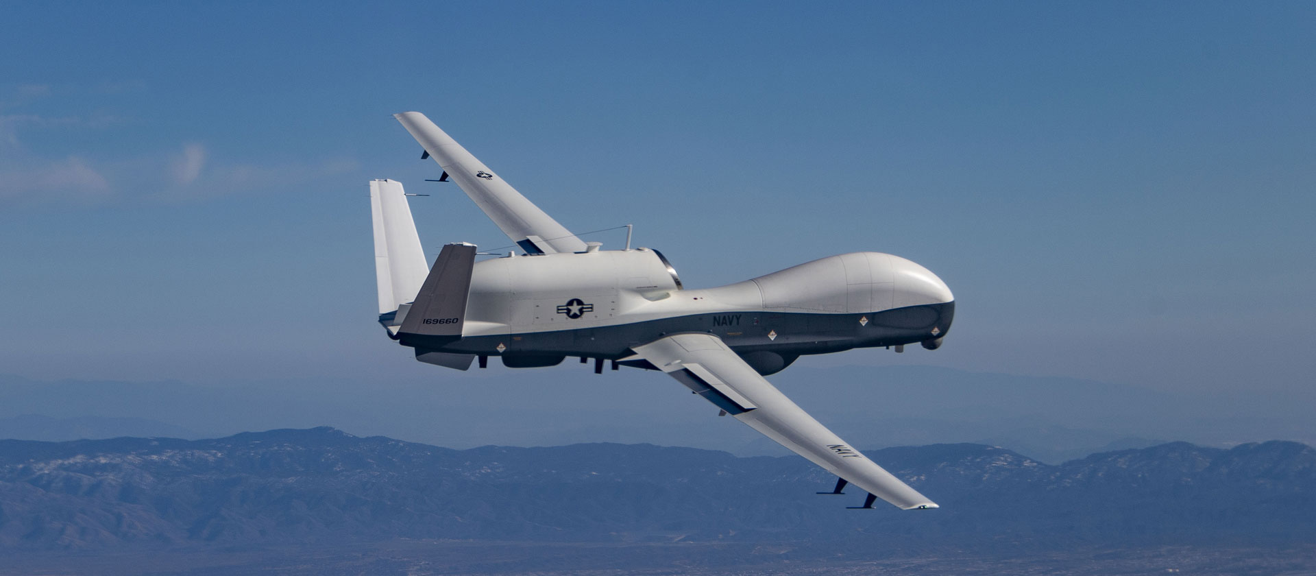 Triton aircraft in the air