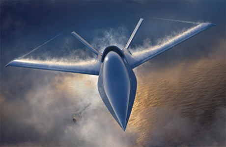 aircraft in flight