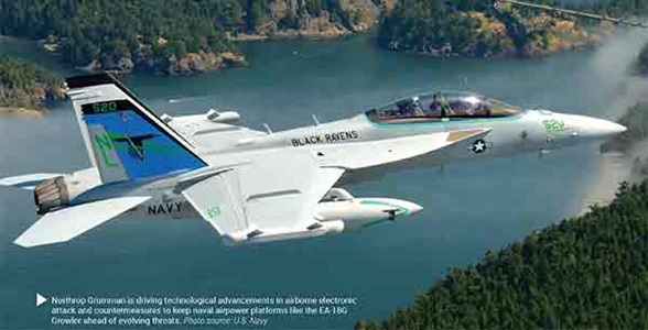 naval aircraft in air over water and land