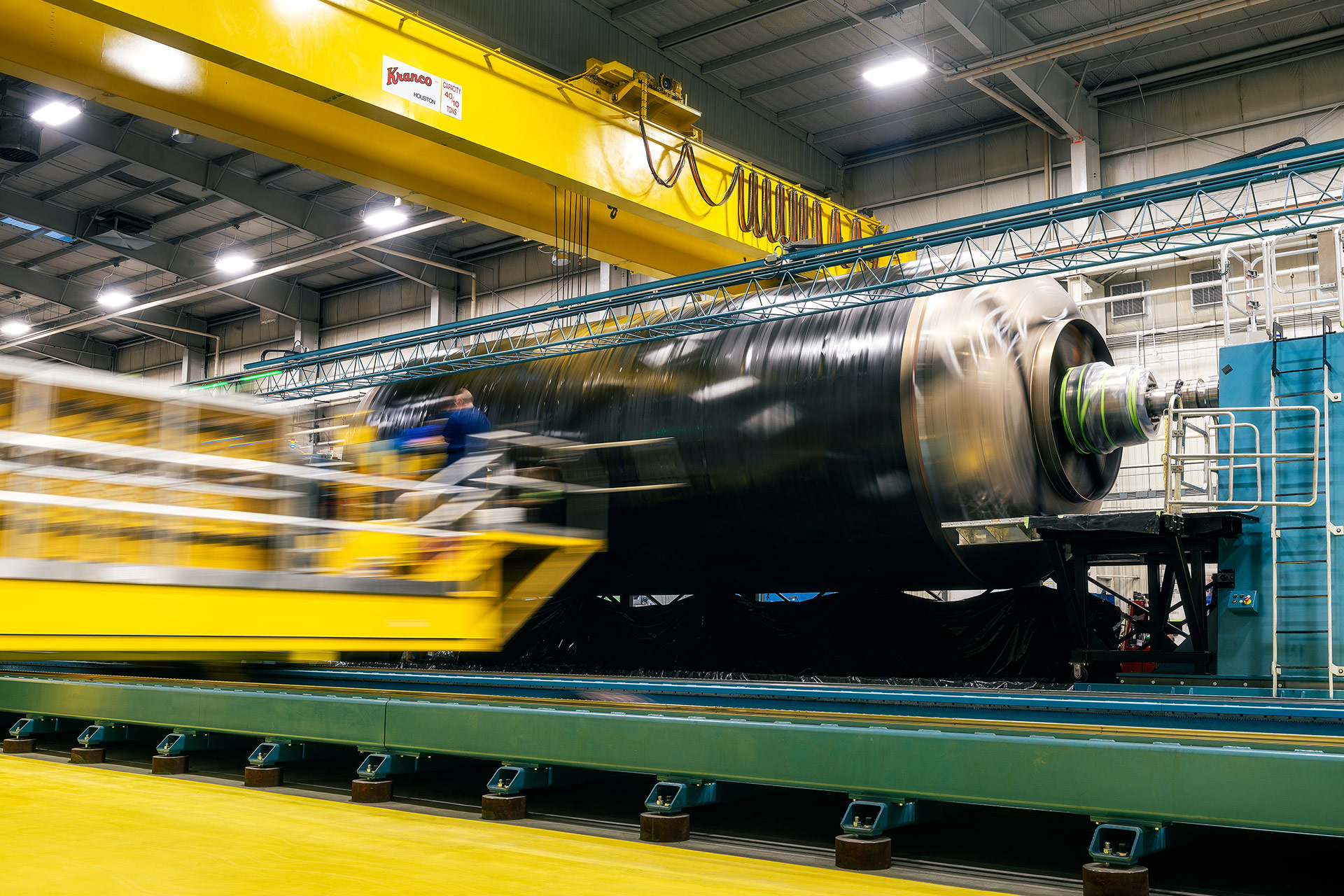 rocket booster spinning test