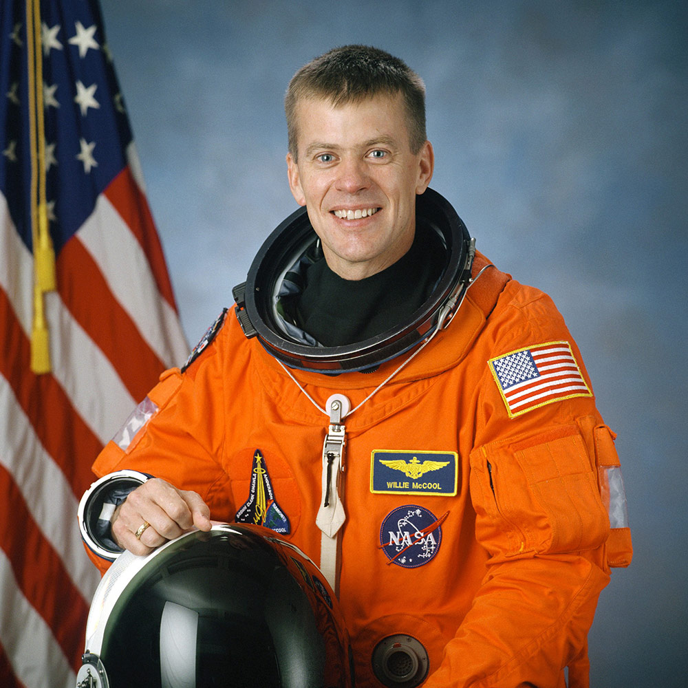 NASA Astronaut Willie McCool headshot