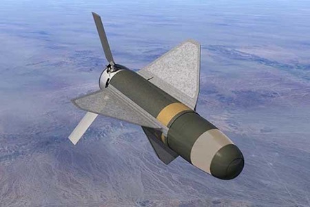 Precision strike device in air (artist rendering)