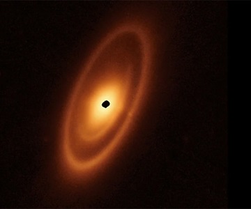 telescope view of deep space