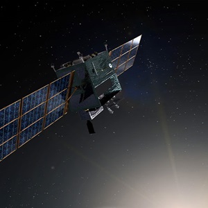 Eagle-3-Discovery spacecraft in space