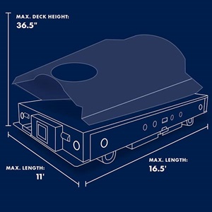 an illustration of a machine with measurements