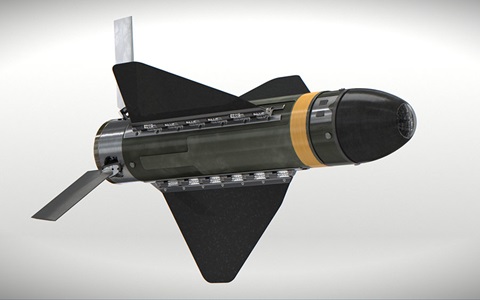 Hatchet_1 rendering of a munition