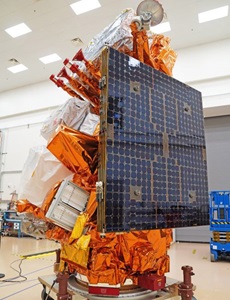 Satellite in cleanroom
