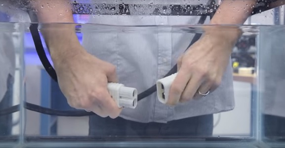 hands enabling underwater power transfer