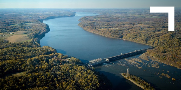 river and dam in Elkton, Maryland