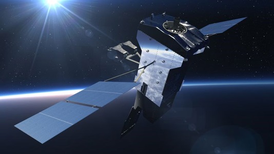 satellite in space