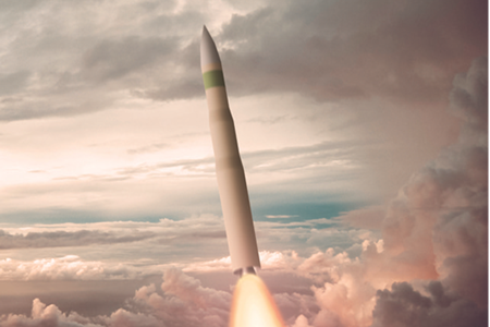 Sentinel-News rendering of missille being launched