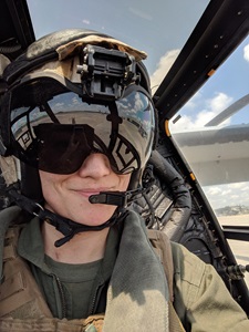 woman in military uniform