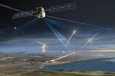 Tranche 1 Tracking Layer News rendering of satellites in space