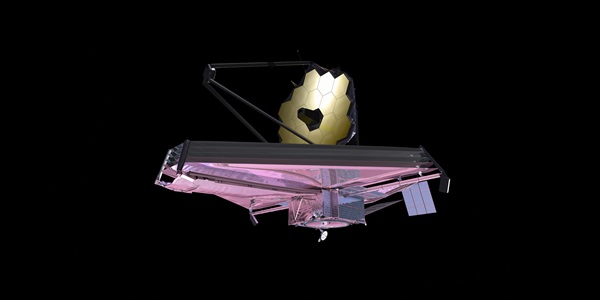 James Webb Space Telescope – Technical Details illustration of James Webb Space Telescope in space