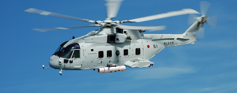 Airborne Laser Mine Detection System (ALMDS) Helicopter flying with Airborne Laser Mine Detection System (ALMDS)