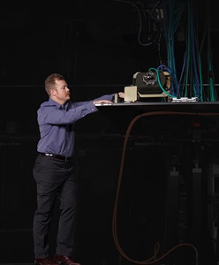 Northrop Grumman-built Common Infrared Countermeasure Systems Approved by US Army for Early Fielding man testing radar in laboratory