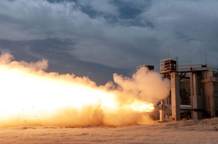 Northrop Grumman successfully conducted a validation test and qualified its GEM 63XL rocket motor in 2021 at its Promontory, Utah, facility. (Photo Credit: Northrop Grumman) Big Booster Benefits – First Flight of Longest Monolithic Solid Rocket Motors