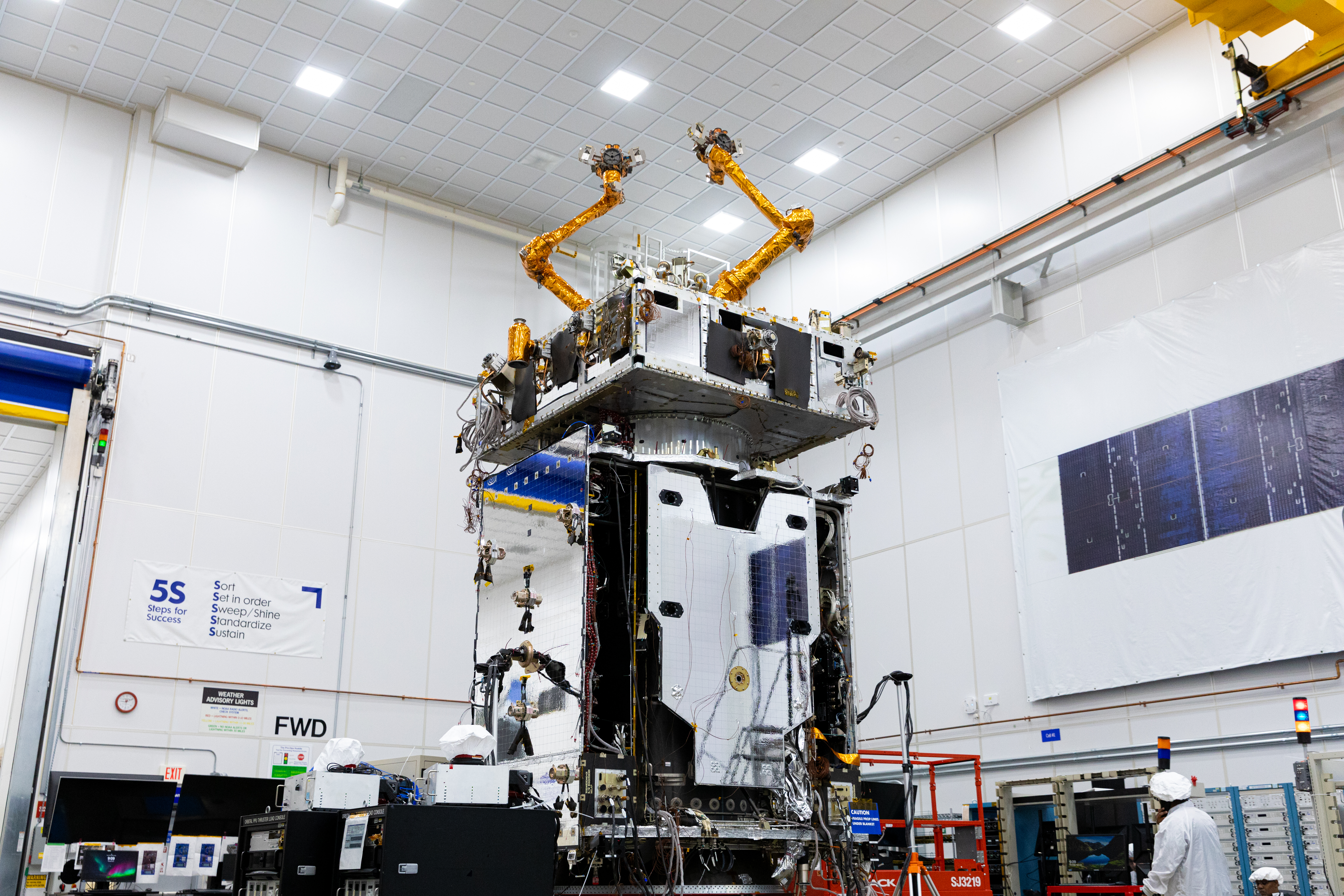 Northrop Grumman Successfully Integrates Spacecraft for Next-Generation Space Robotic Servicing System Photo