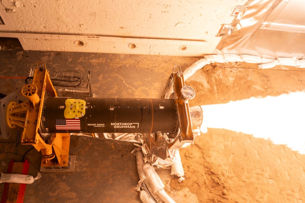 Northrop Grumman’s SMART Demo Tests Second Advanced Solid Rocket Motor and Achieves Successful Firing in Two Months_image