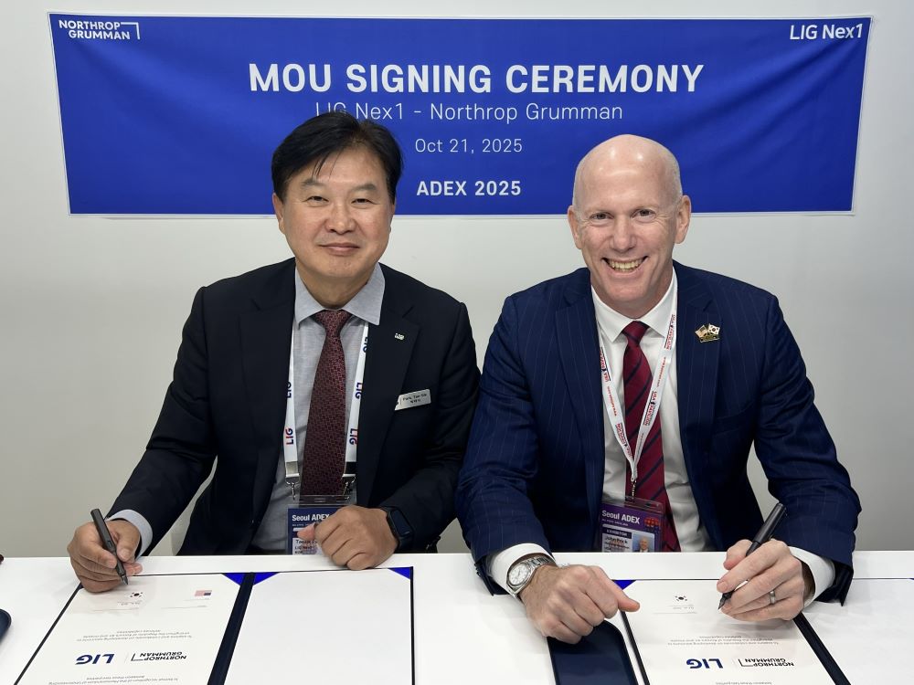 Northrop Grumman and LIG Nex1 Collaborate to Strengthen Republic of Korea’s Air and Missile Defense Capabilities 