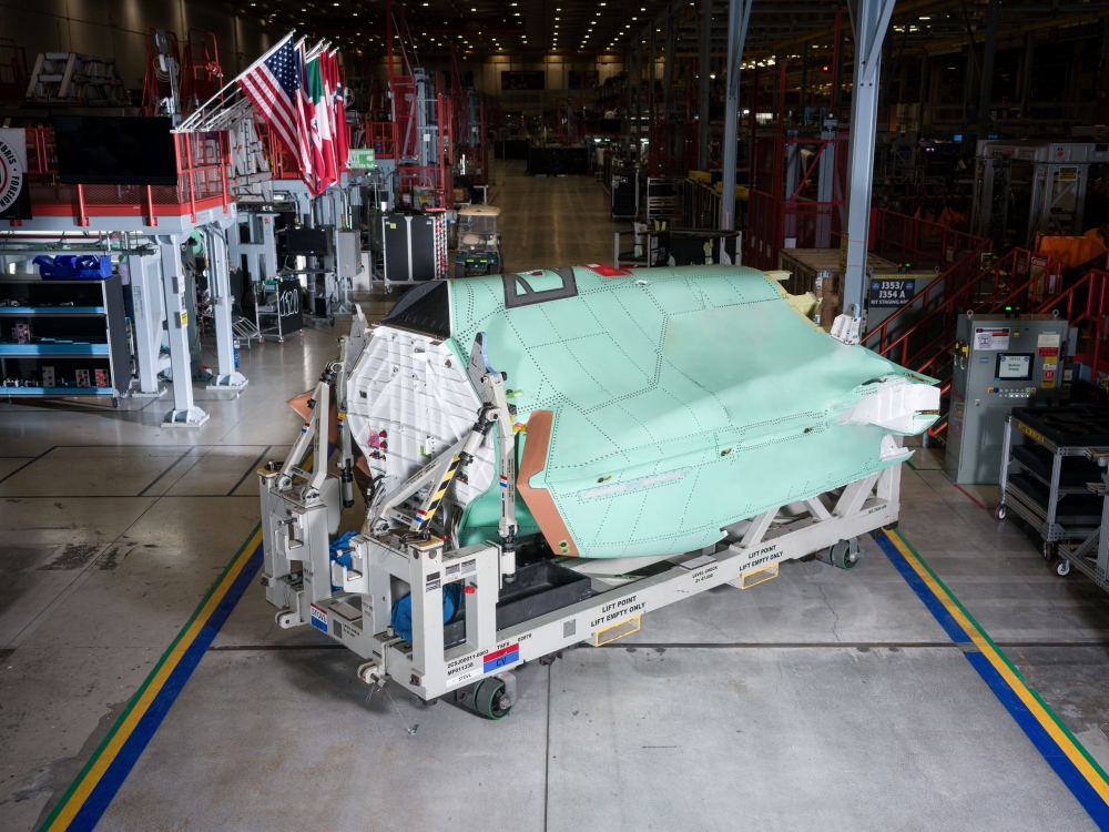 Northrop Grumman Delivers 1,500th F-35 Lightning II Center Fuselage