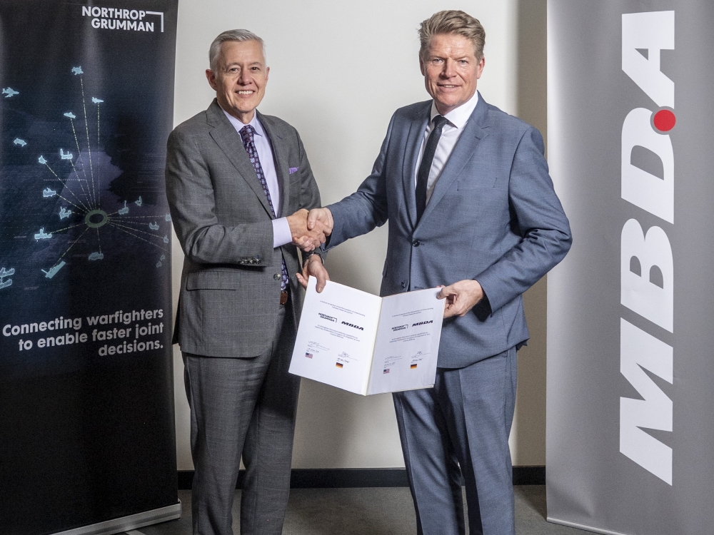 Northrop Grumman and MBDA in Germany Sign MOU to Strengthen German Air and Missile Defense Capabilities