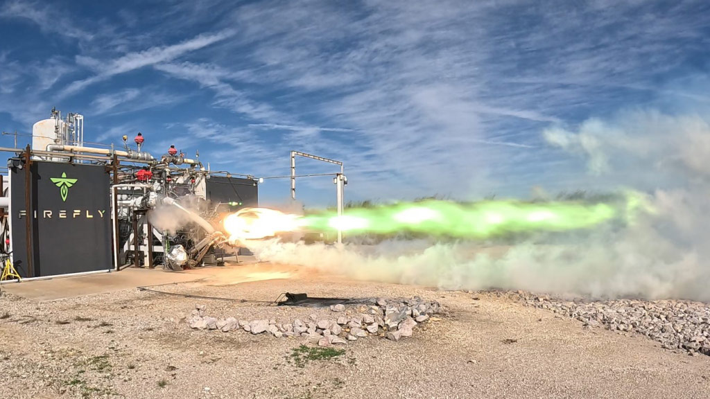 Firefly Aerospace Completes First Miranda Engine Hot Fire Test