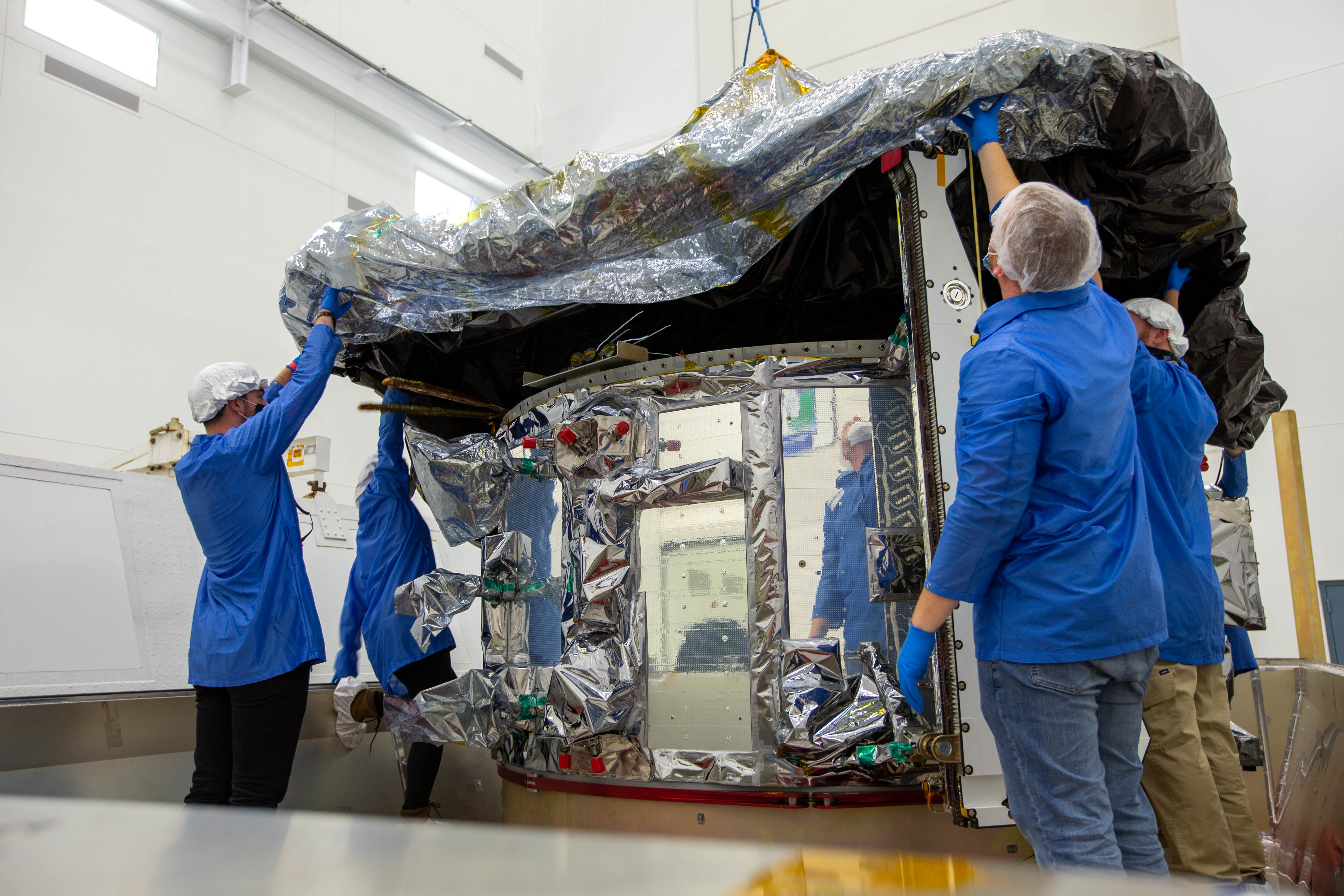 NG-14 unpacking at Wallops Island