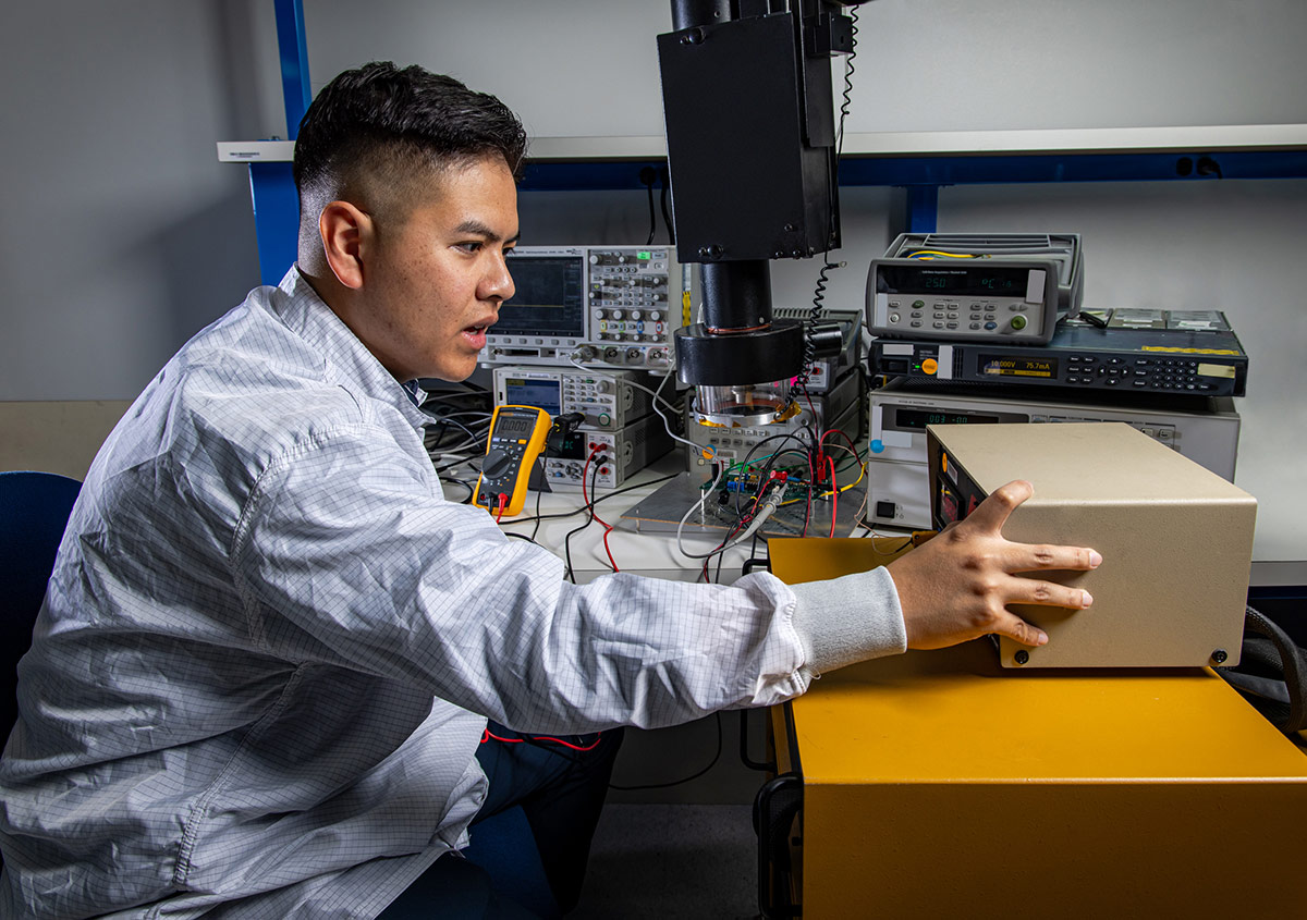 man in lab coat