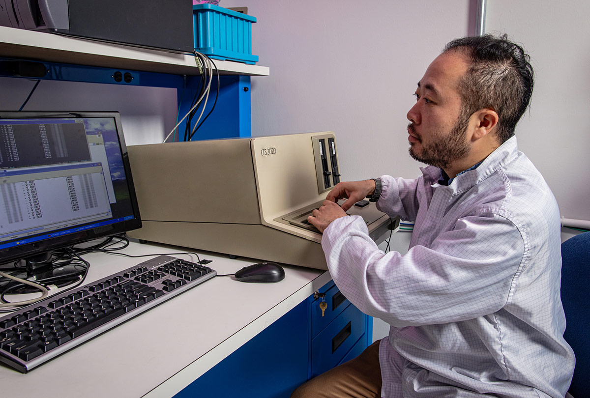man in lab coat