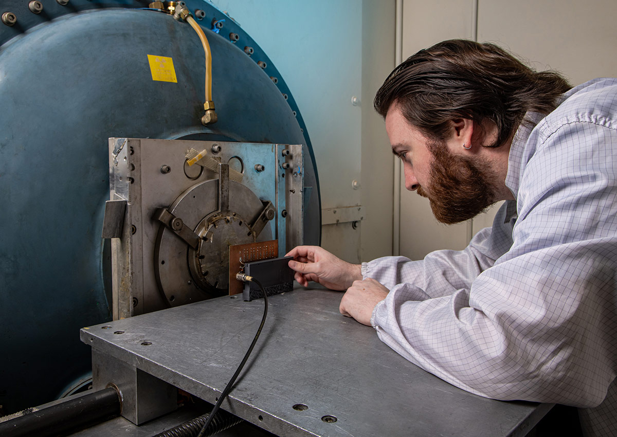 man in lab coat