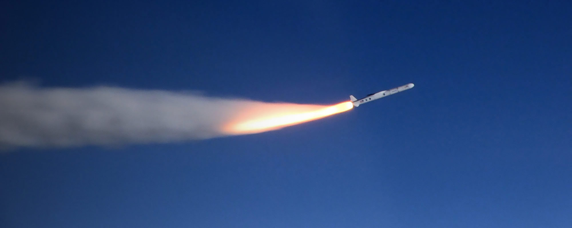 Pegasus rocket in-flight