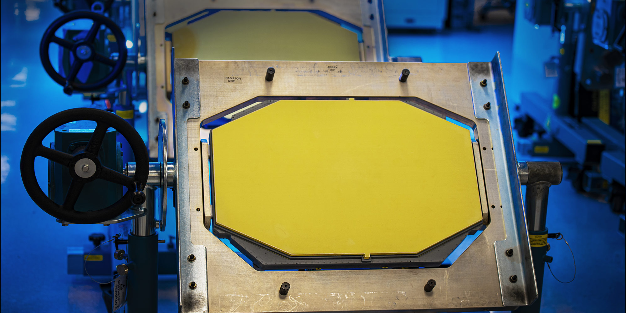 SABR (Scalable Agile Beam Radar) APG-83 AESA AESA fire control radar displayed in lab