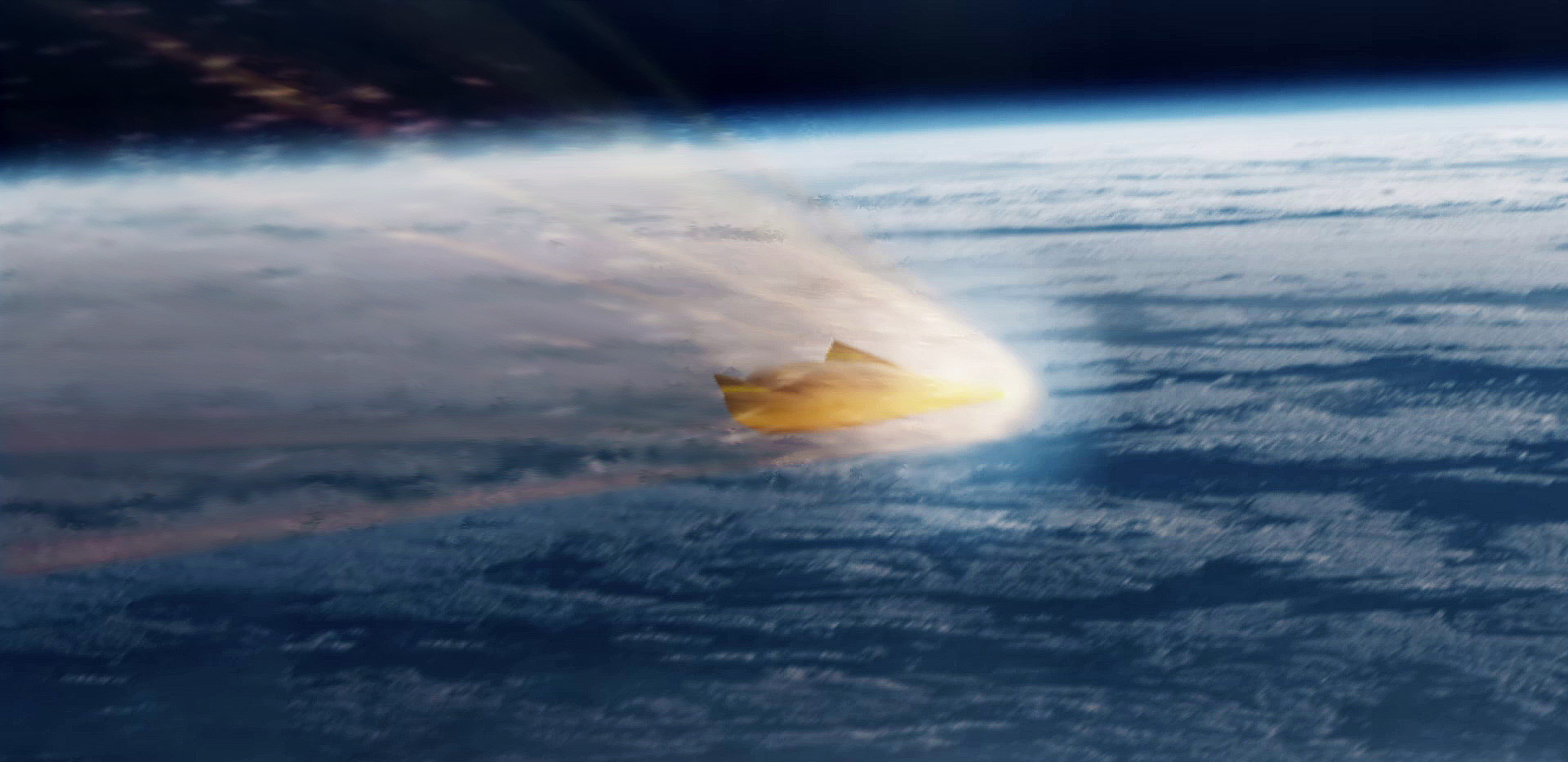 Developing Hypersonic Missile Systems missile moving through space at a high-rate of speed