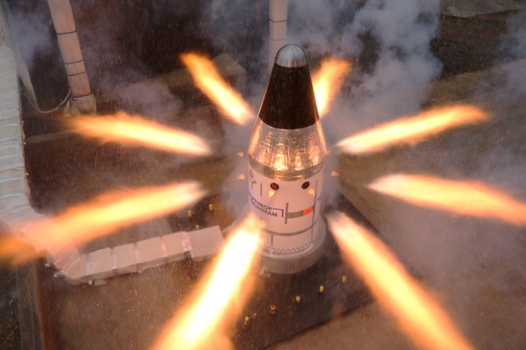 Northrop Grumman Completes Final Qualification Test for NASA’s Orion Launch Abort System Attitude Control Motor ACM