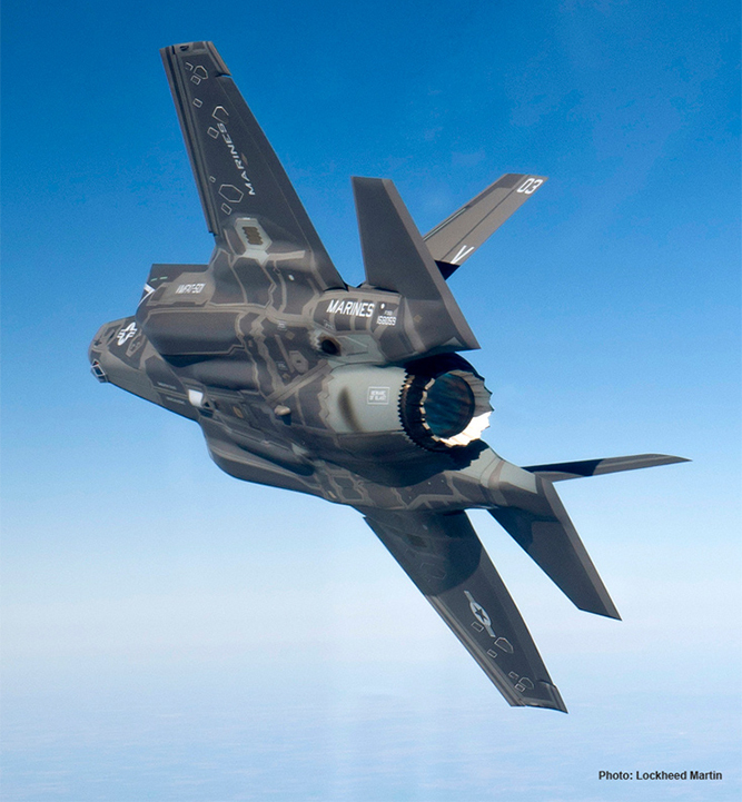 The F-35 Lightning II is a stealthy, supersonic, multirole fighter designed to meet the requirements of the United States and allied defense forces worldwide for an affordable next generation fighter. Lorem Ipsum 1